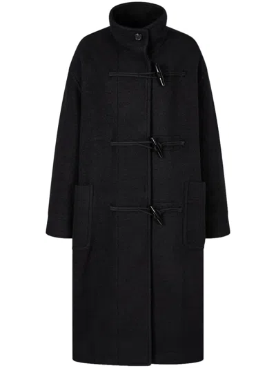Studio Tomboy High-neck Duffle Coat In Black