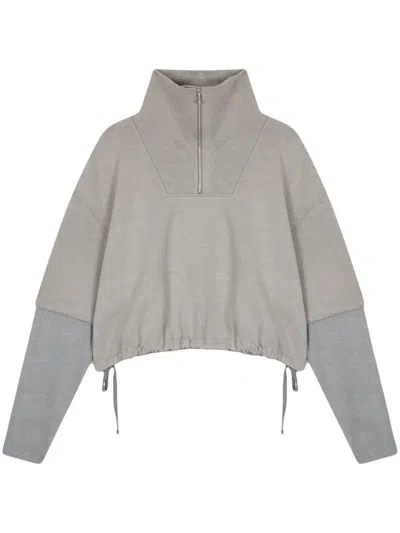 Studio Tomboy High-neck Sweater In 灰色