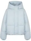 Studio Tomboy Hooded Down Jacket In 蓝色