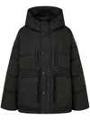 Studio Tomboy Hooded Down-padded Parka In Black