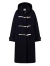 Studio Tomboy Hooded Duffle Coat In Black