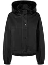 Studio Tomboy Hooded Jacket In Black