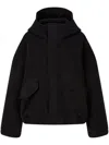 Studio Tomboy Hooded Jacket In Black