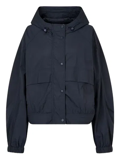 Studio Tomboy Hooded Pocket Jacket In Blue