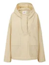 Studio Tomboy Hooded Pocket Jacket In Neutral