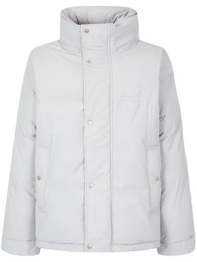 Studio Tomboy Hooded Puffer Jacket In Grey