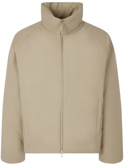 Studio Tomboy Hooded Puffer Jacket In Neutrals