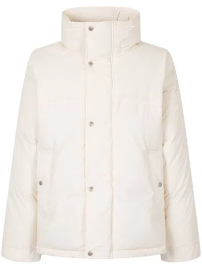 Studio Tomboy Hooded Puffer Jacket In Neutrals