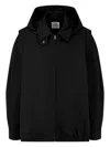 Studio Tomboy Hooded Utility Jacket In Black