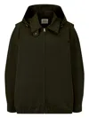 Studio Tomboy Hooded Zip-up Jacket In Green