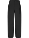 Studio Tomboy Hot Summer Wide-leg Trousers In Black