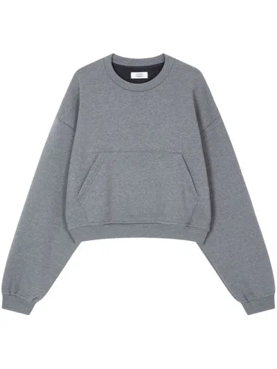 Studio Tomboy Jersey Sweatshirt In Grey