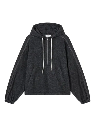 Studio Tomboy Kangaroo-pocket Hoodie In Gray