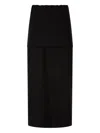 Studio Tomboy Layered Long Skirt In Multi