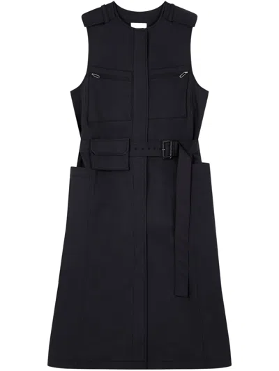 Studio Tomboy Layered Sleeveless Dress In Blue
