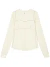 Studio Tomboy Layered T-shirt In Neutrals