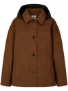 Studio Tomboy Logo-embroidered Jacket In Brown
