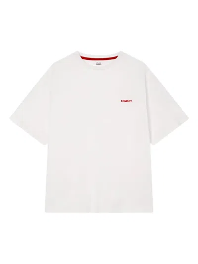 Studio Tomboy Logo-print T-shirt In White