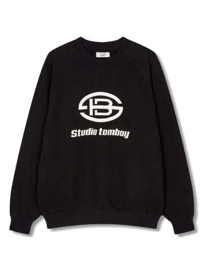 Studio Tomboy Logo Sweatshirt In Black