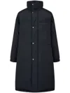 Studio Tomboy Long Field Coat In Blue