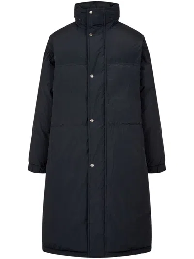 Studio Tomboy Long Field Coat In Blue