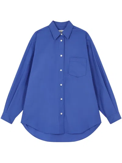 Studio Tomboy Long-sleeve Shirt In Blue