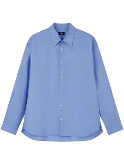 Studio Tomboy Long-sleeve Shirt In Blue