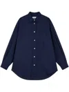 Studio Tomboy Long-sleeve Shirt In Navy