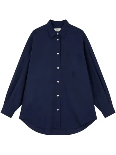 Studio Tomboy Long-sleeve Shirt In Navy