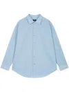 Studio Tomboy Long-sleeved Shirt In Blue