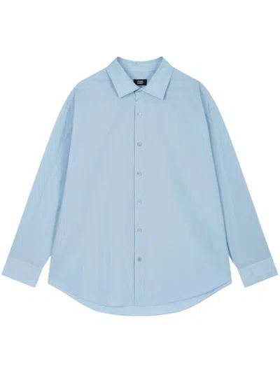 Studio Tomboy Long-sleeved Shirt In Blue