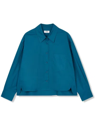 Studio Tomboy Loose-fit Cotton Shirt In Blue