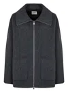 Studio Tomboy Mélange-effect Jacket In Grey
