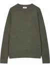 Studio Tomboy Mélange-effect Jumper In Green