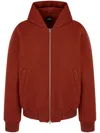 Studio Tomboy Neoprene Zip-up Jacket In Orange