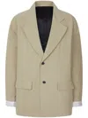 STUDIO TOMBOY NOTCHED-LAPELS SINGLE-BREASTED BLAZER