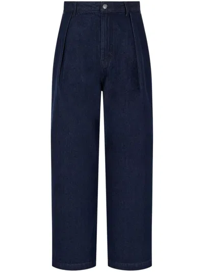 Studio Tomboy One-tuck Jeans In Blue