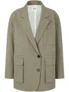 Studio Tomboy Overfit Big-pocket Jacket In Grün
