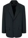 Studio Tomboy Oversized Blazer In Black