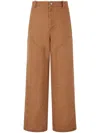 Studio Tomboy Oversized Pocket Cotton Pants In 褐色