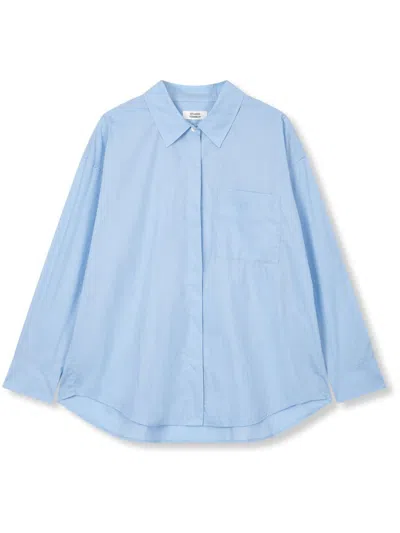 Studio Tomboy Oversized Shirt In Blue