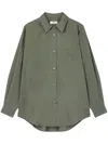Studio Tomboy Oversized Shirt In Green