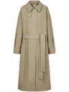 Studio Tomboy Oversized Trench Coat In Neutrals