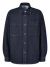 Studio Tomboy Patch-pocket Denim Jacket In Blue