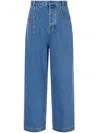 Studio Tomboy Patch-pocket Jeans In 蓝色