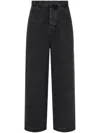 Studio Tomboy Patch-pocket Jeans In Grey