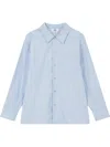 Studio Tomboy Patch-pocket Shirt In Blue
