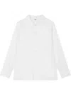 Studio Tomboy Patch-pocket Shirt In White