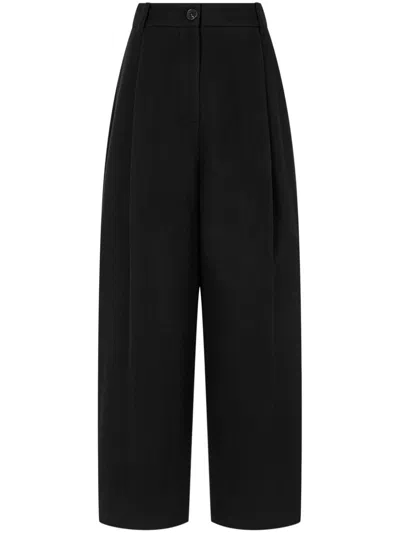 STUDIO TOMBOY PINTUCK-DETAIL TROUSERS
