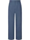 Studio Tomboy Pintuck-detail Trousers In Blue